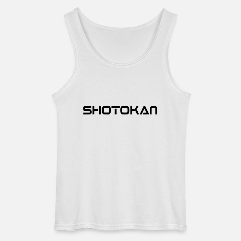 shotokantext vektor - Gildan Männer Tank Top - Weiß