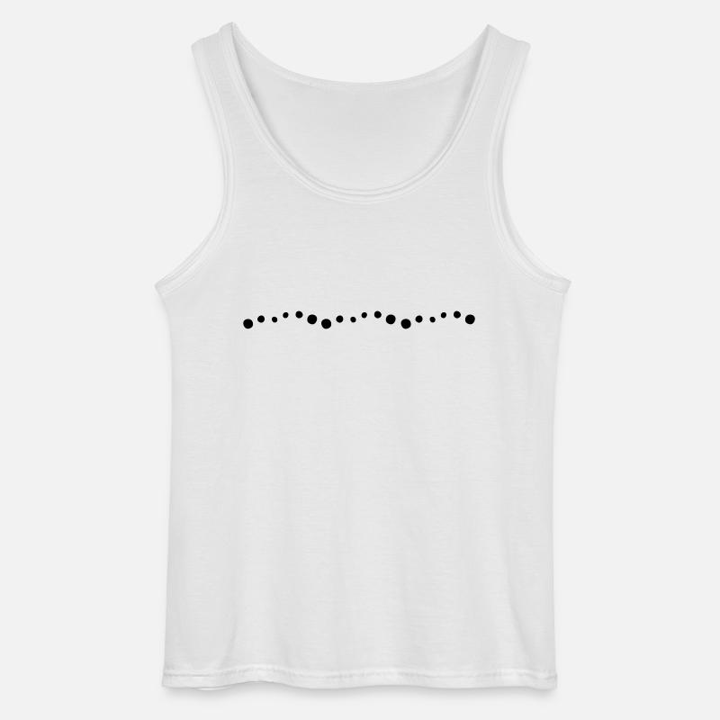 Points Line - Gildan Men’s Tank Top - white
