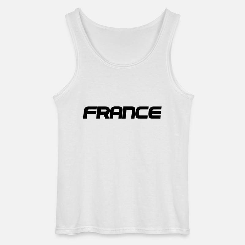 frankreich4 - Gildan Männer Tank Top - Weiß