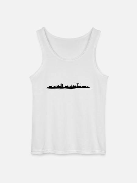 Skyline - Rio de Janeiro - Gildan Männer Tank Top - Weiß