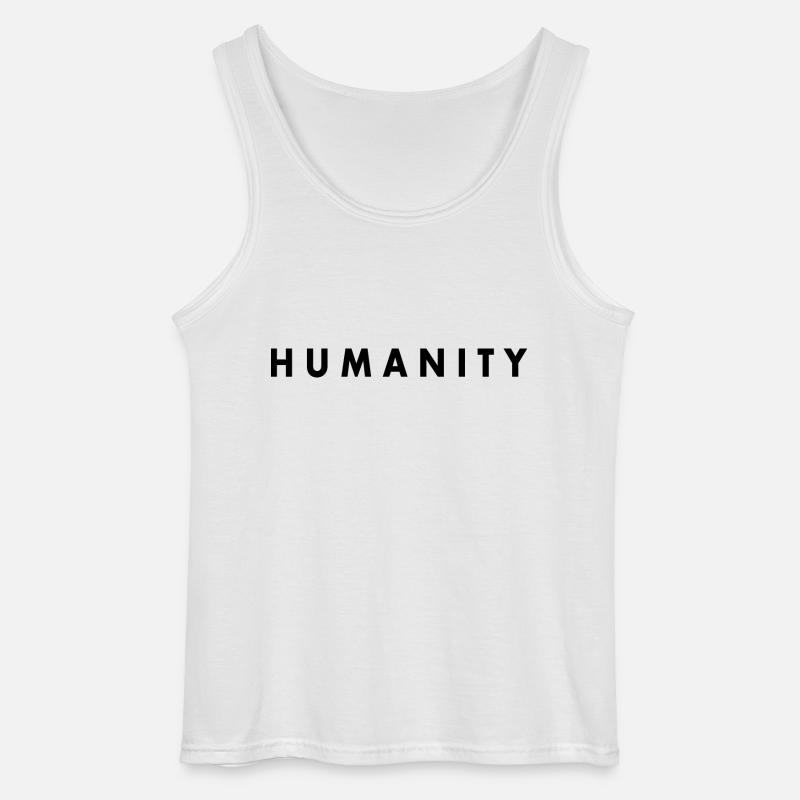 Humanity - Gildan Men’s Tank Top - white