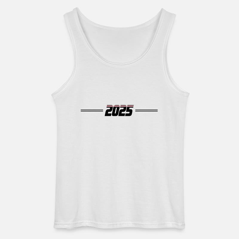 2025 - Gildan Männer Tank Top - Weiß