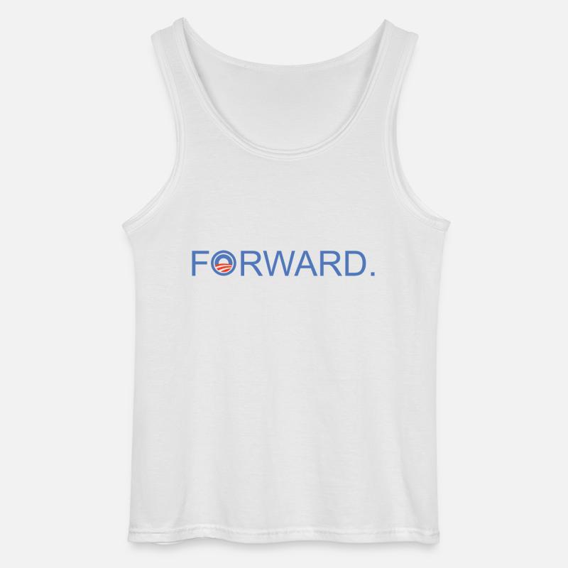 Forward Obama 2012. - Gildan Männer Tank Top - Weiß