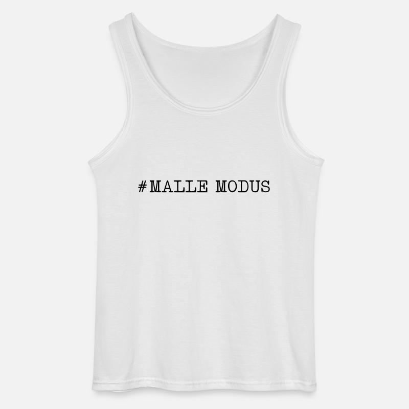 malle modus - Gildan Männer Tank Top - Weiß