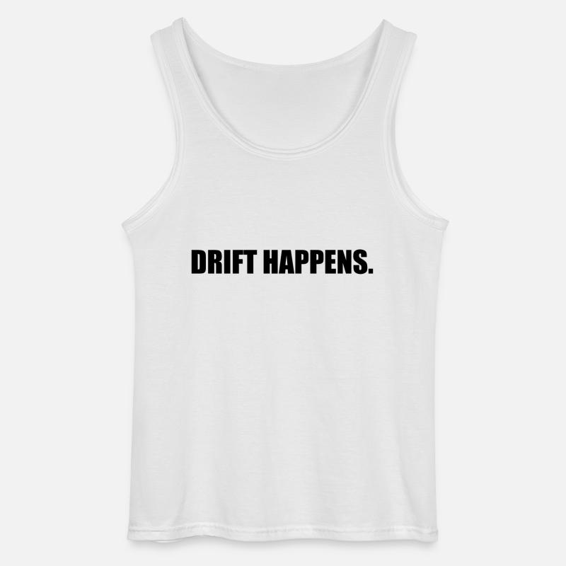 Drift Happens - Gildan Männer Tank Top - Weiß