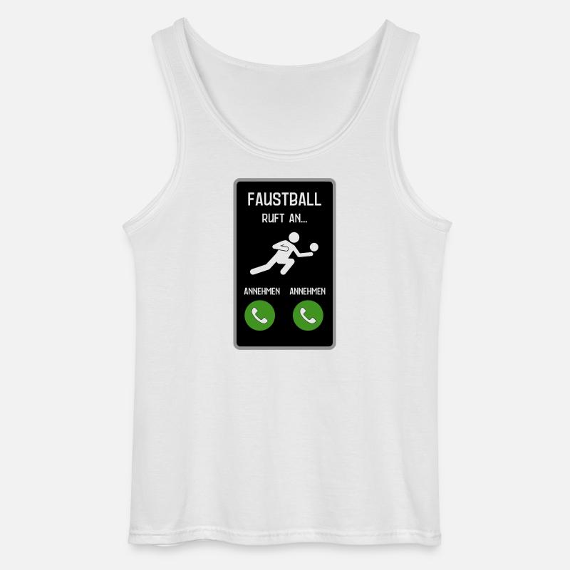 Faustball ruft an - Gildan Männer Tank Top - Weiß