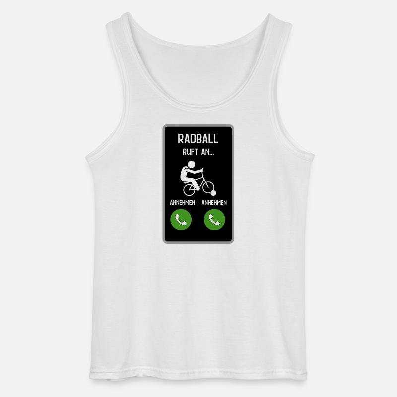 Radball ruft an - Gildan Männer Tank Top - Weiß