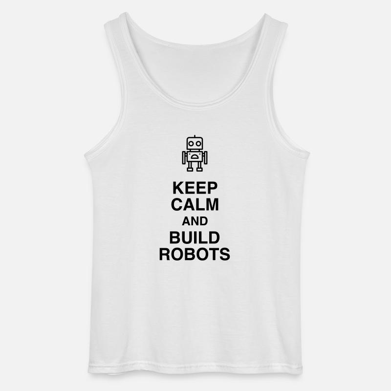 Robotik / Roboter / Robot / Robotics - Gildan Männer Tank Top - Weiß