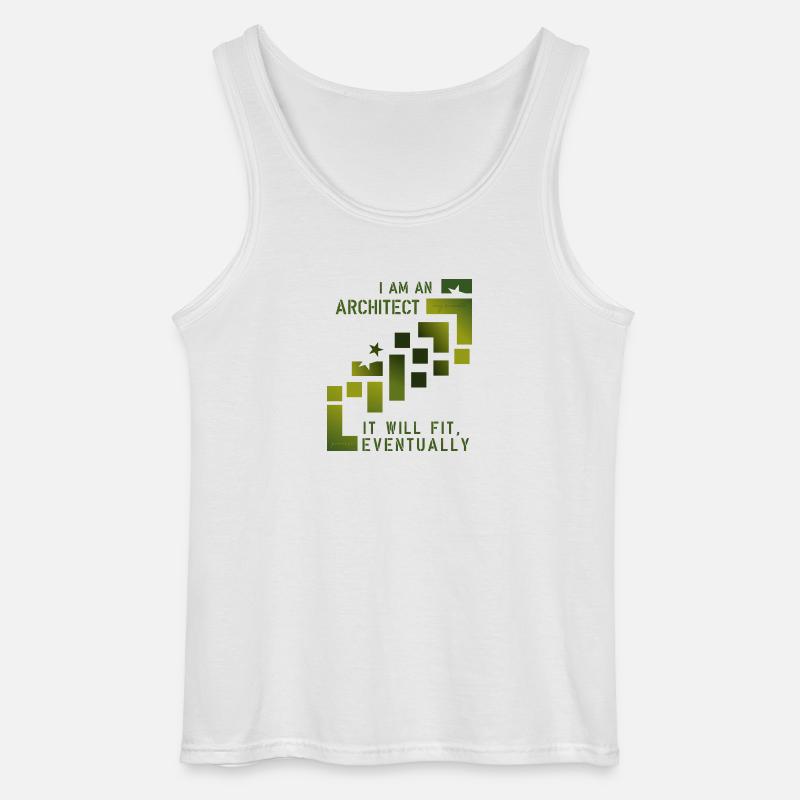 Architect - Gildan Männer Tank Top - Weiß