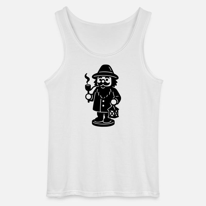 Räuchermännchen - Gildan Männer Tank Top - Weiß