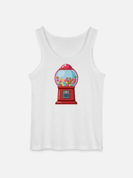 Gumball Machine - Gildan Men’s Tank Top - white
