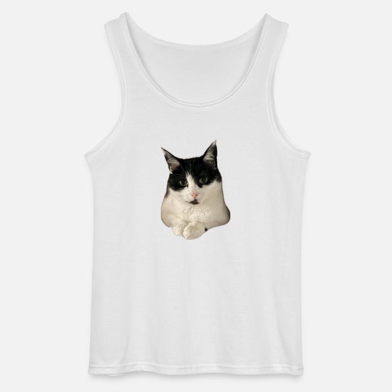 super cute Kitty Cat - Gildan Männer Tank Top - Weiß