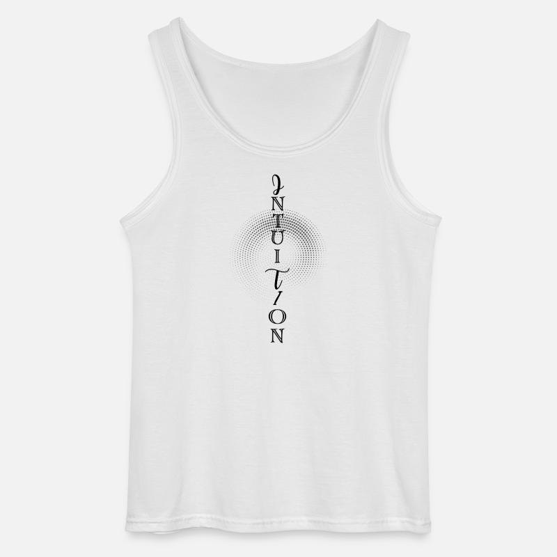 INTUITION – Dein innerer Kompass - Gildan Männer Tank Top - Weiß