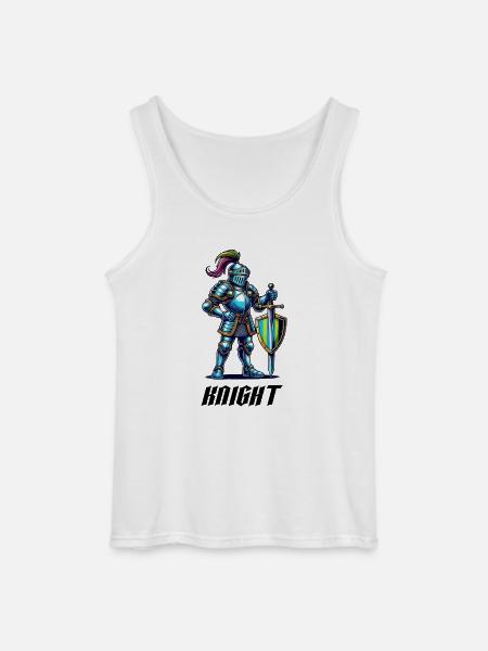Knight Comic - Gildan Men’s Tank Top - white