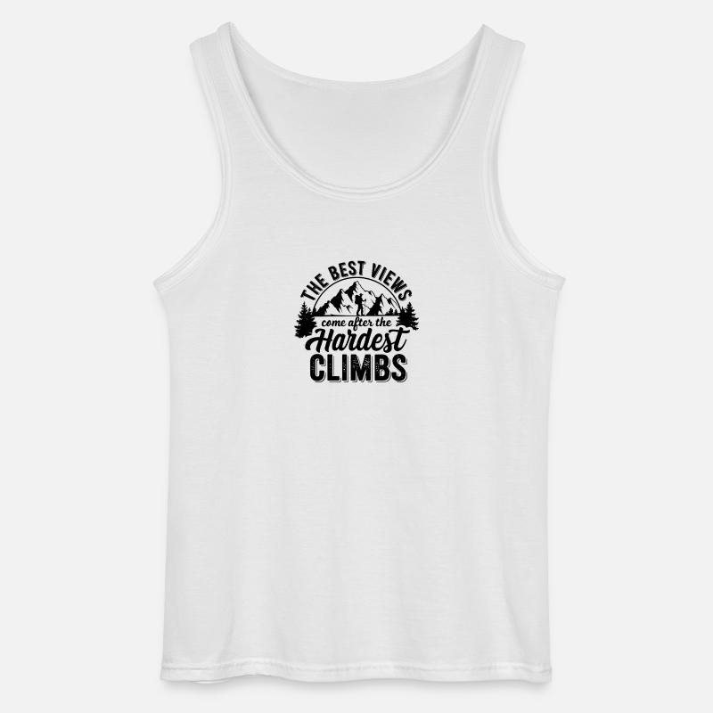 Fahrradfahrer Evolution MTB Abenteuer Rider - Gildan Männer Tank Top - Weiß