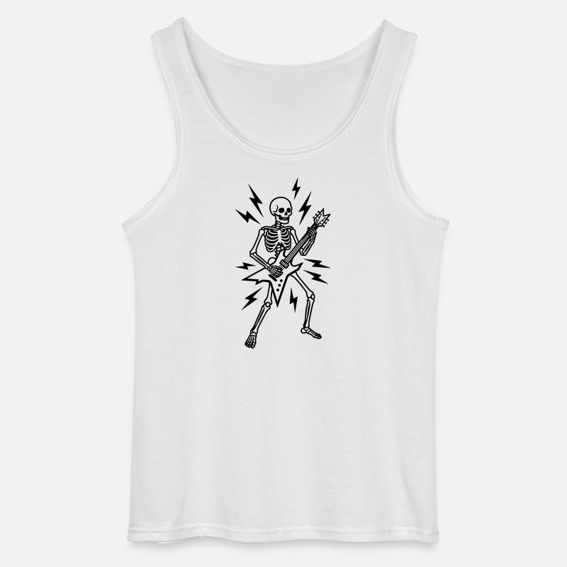 Metall - Gildan Männer Tank Top - Weiß