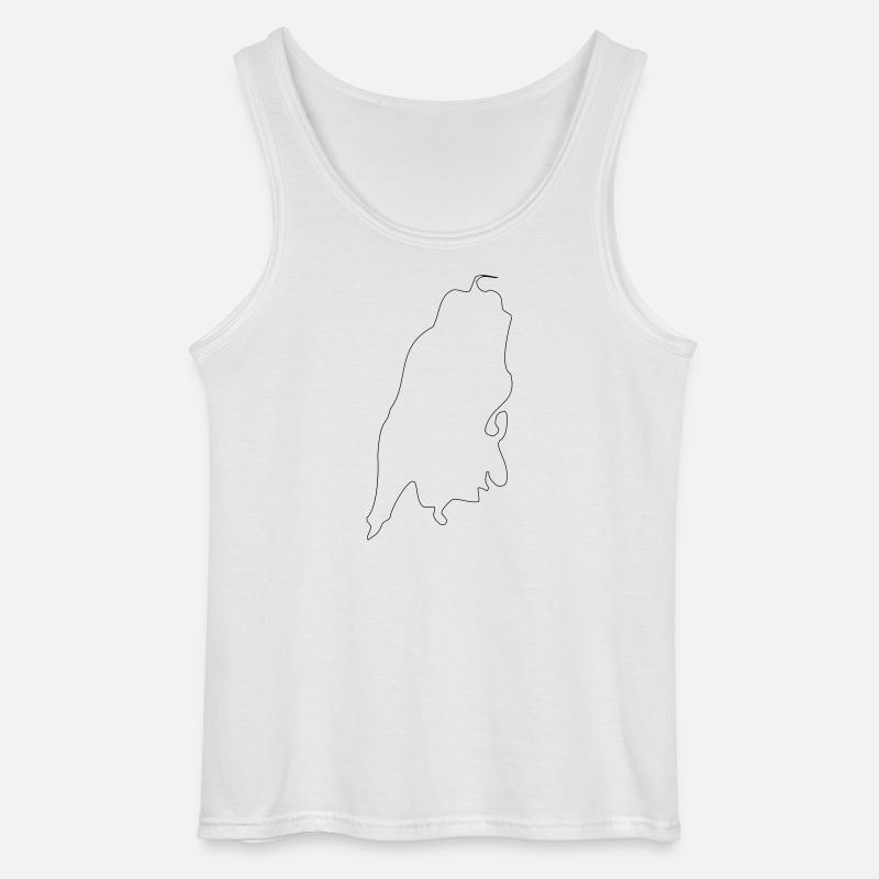 Lefkada - Gildan Männer Tank Top - Weiß