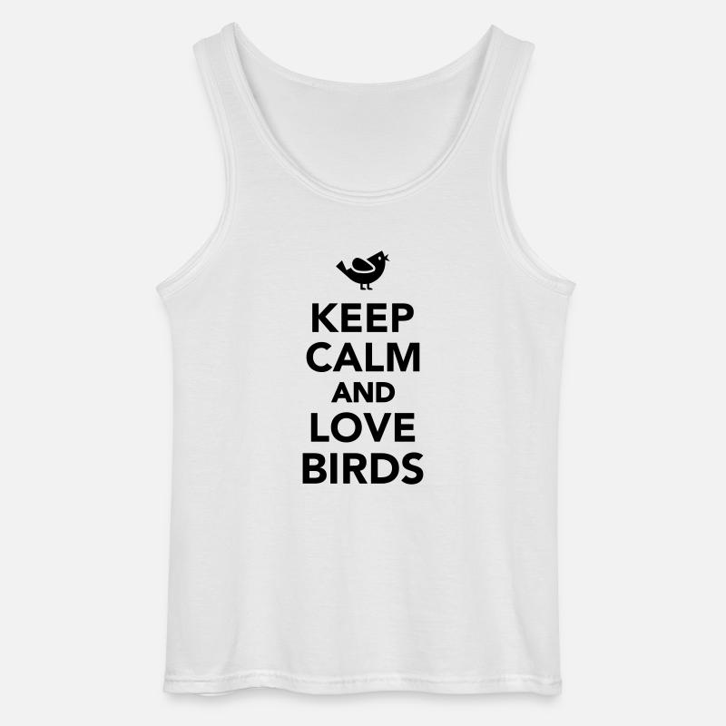 Vogel - Gildan Männer Tank Top - Weiß