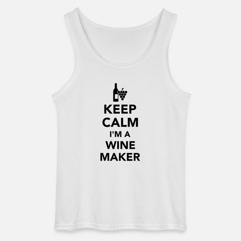 Winzer - Gildan Männer Tank Top - Weiß