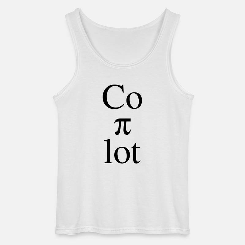Copilot - Co Pi Lot - Gildan Männer Tank Top - Weiß