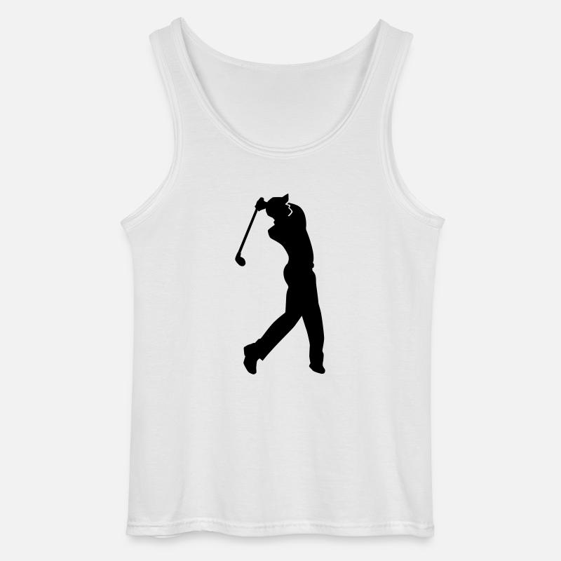 Golf - Gildan Männer Tank Top - Weiß
