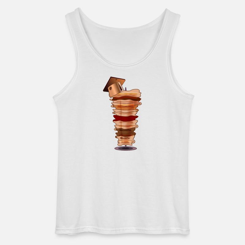 DÖNER KEBAB ABSCHLUSS STUDIUM - Gildan Männer Tank Top - Weiß