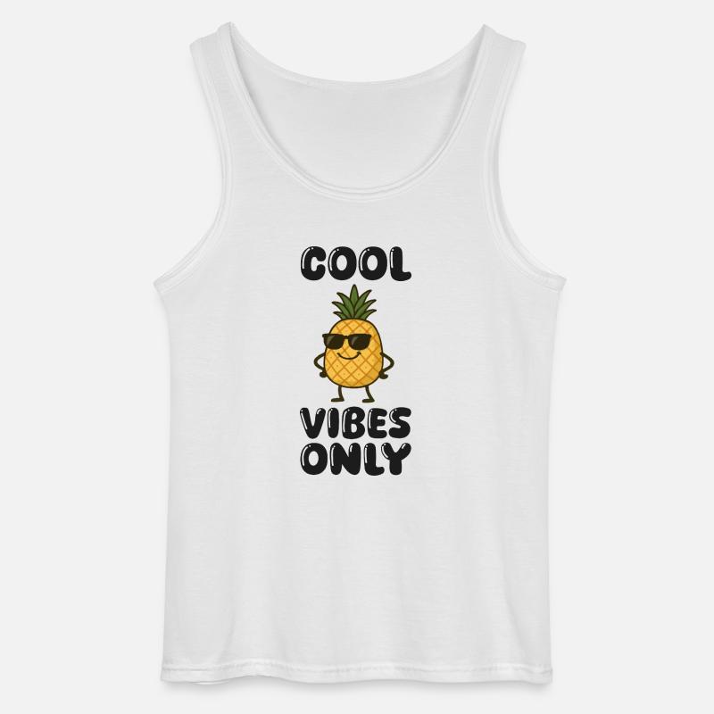 ananas comic - Gildan Männer Tank Top - Weiß