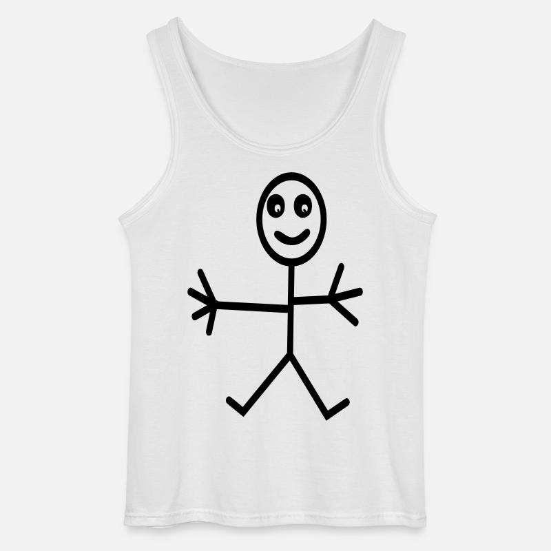 Comic - Gildan Männer Tank Top - Weiß