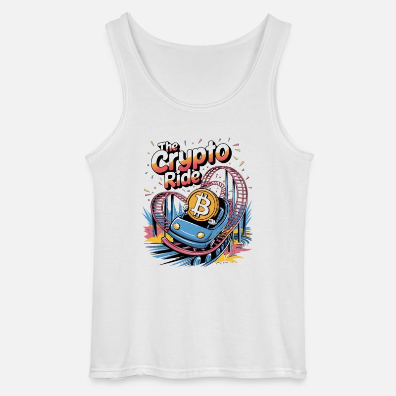 Die Krypto-Fahrt - Gildan Männer Tank Top - Weiß
