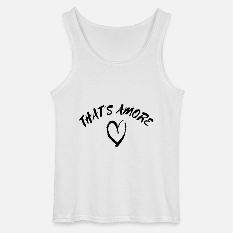 That`s Amore - Gildan Männer Tank Top - Weiß