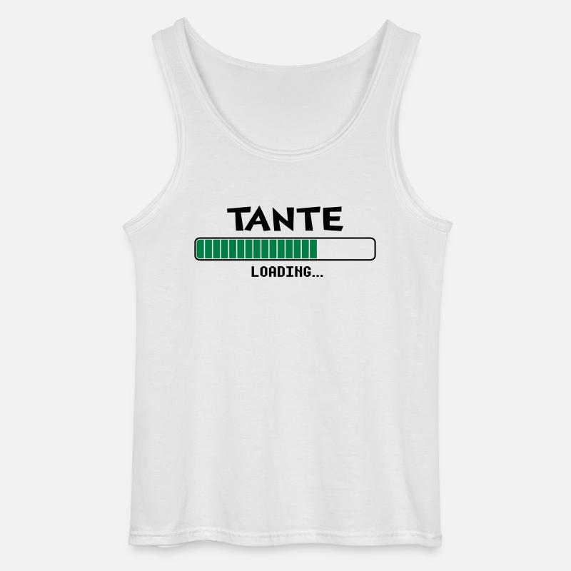 Tante loading Ladebalken - Gildan Männer Tank Top - Weiß
