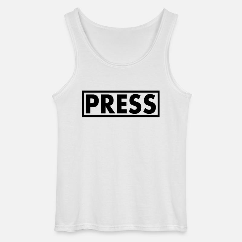 Press - Gildan Männer Tank Top - Weiß