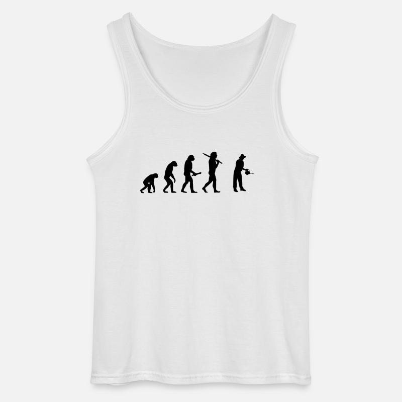 gaertner evolution progress development - Gildan Men’s Tank Top - white