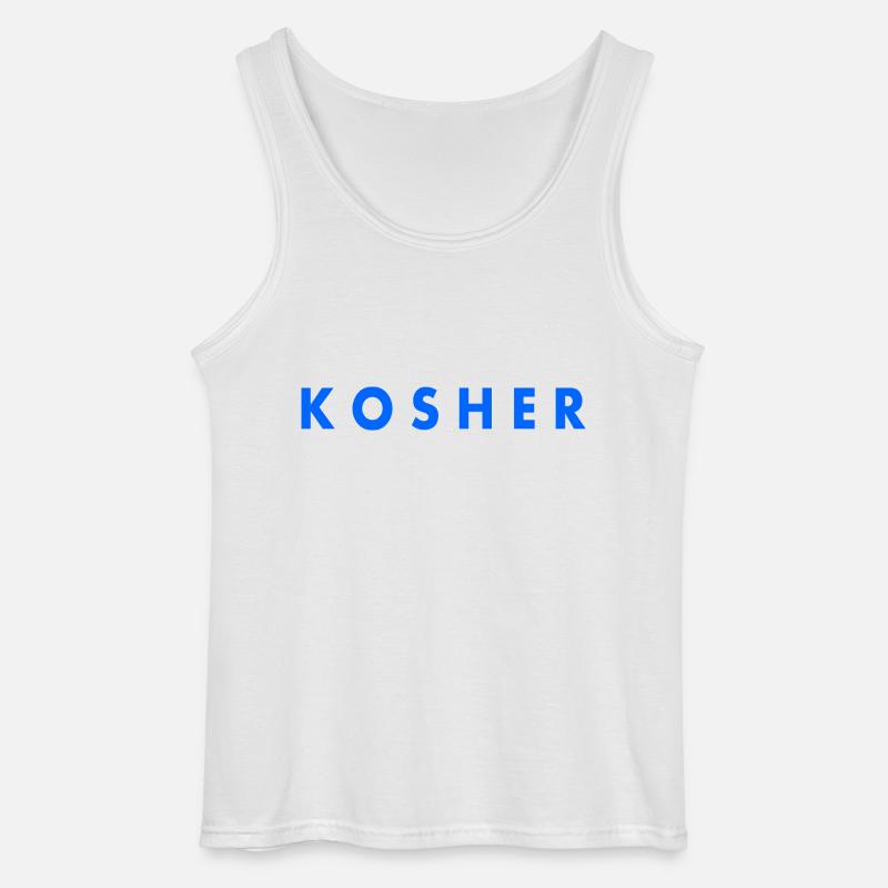 Kosher - Gildan Männer Tank Top - Weiß