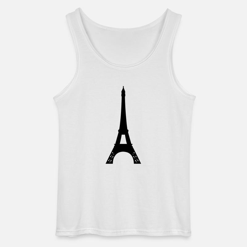 Eiffelturm - Paris - Frankreich - Gildan Männer Tank Top - Weiß