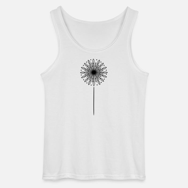 Dandelion Dandelion - Gildan Men’s Tank Top - white