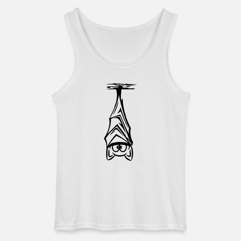 Fledermaus hängend - Gildan Männer Tank Top - Weiß