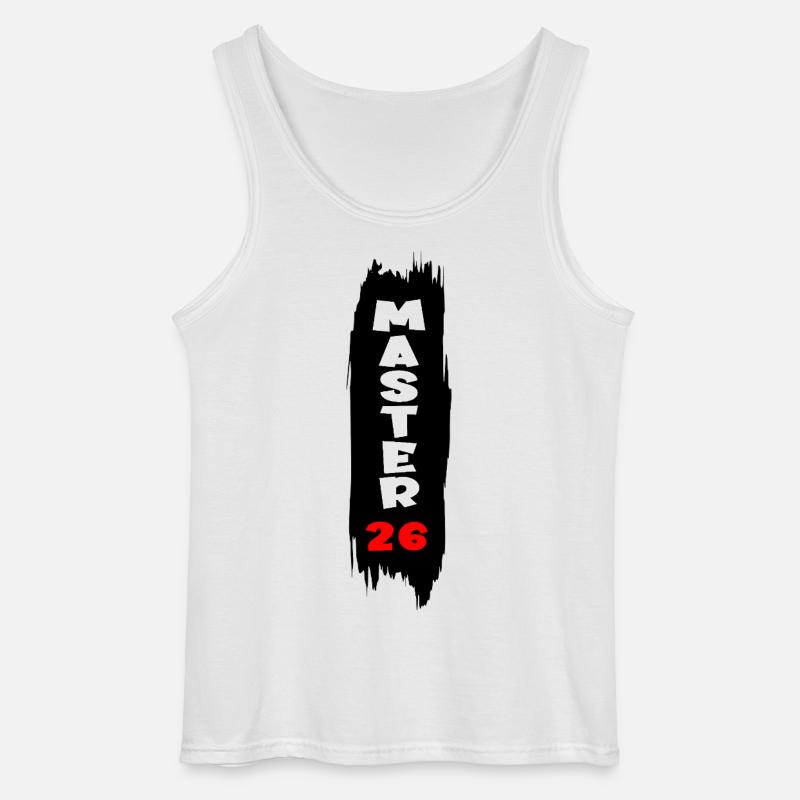 Master 2026 - Gildan Men’s Tank Top - white