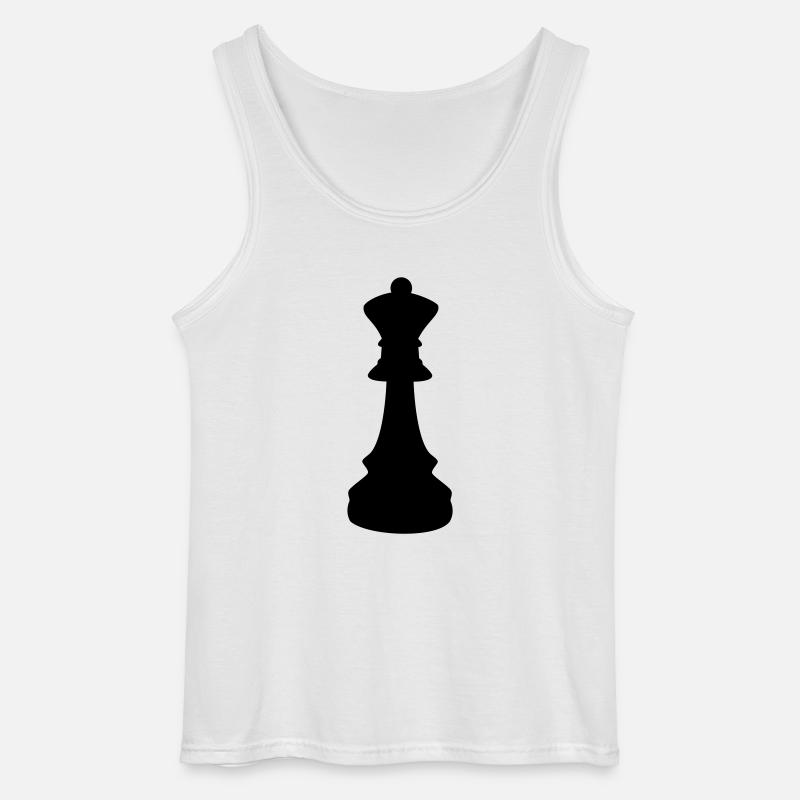 Schach Dame - Gildan Männer Tank Top - Weiß