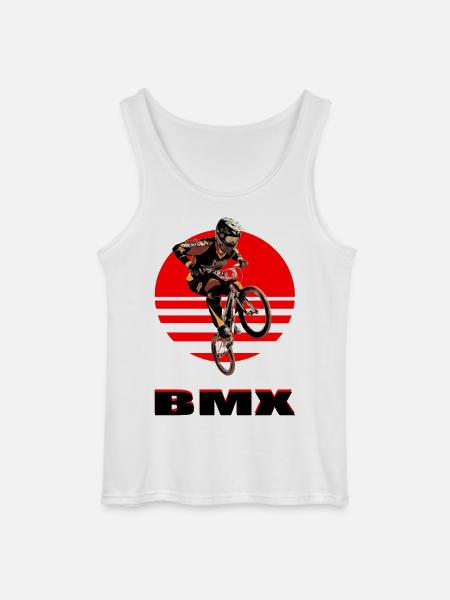 BMX Bike - Gildan Men’s Tank Top - white