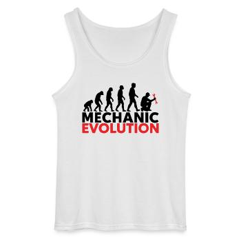 Tournevis mécanique Evolution - Débardeur Gildan Homme - blanc - Devant - AI Model Male 185 dark (185cm)