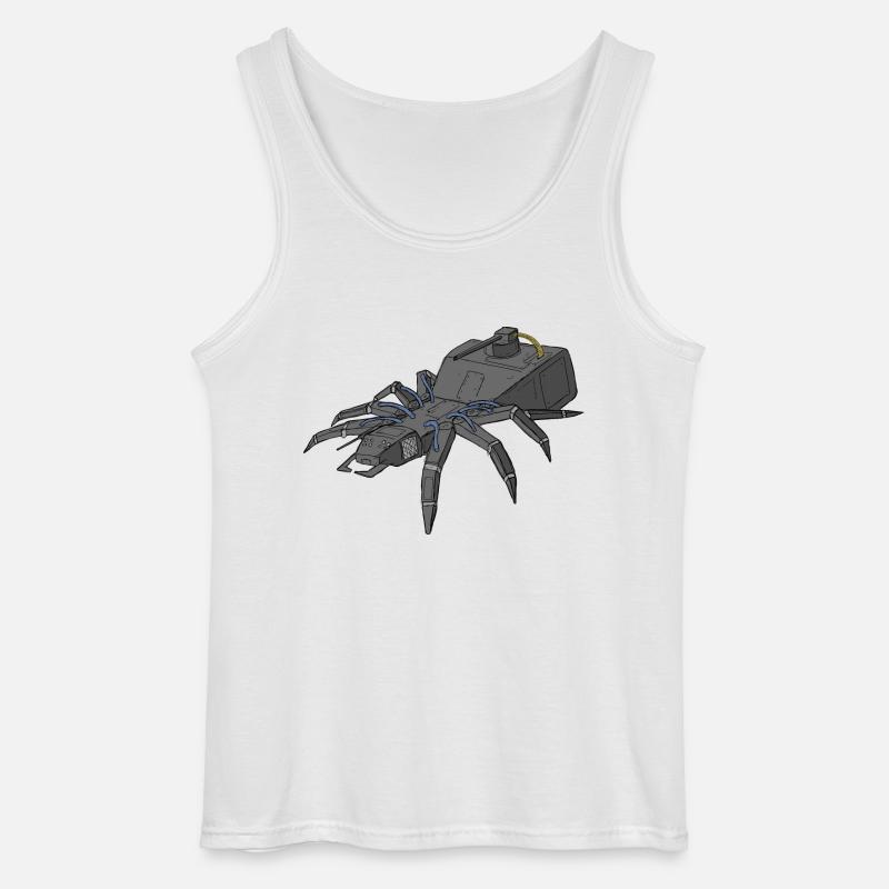 Spinne Robotics - Gildan Männer Tank Top - Weiß