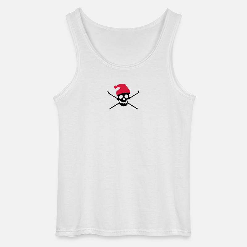 ski - Gildan Men’s Tank Top - white