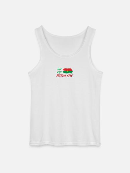 We are Burkina Faso - Gildan Men’s Tank Top - white