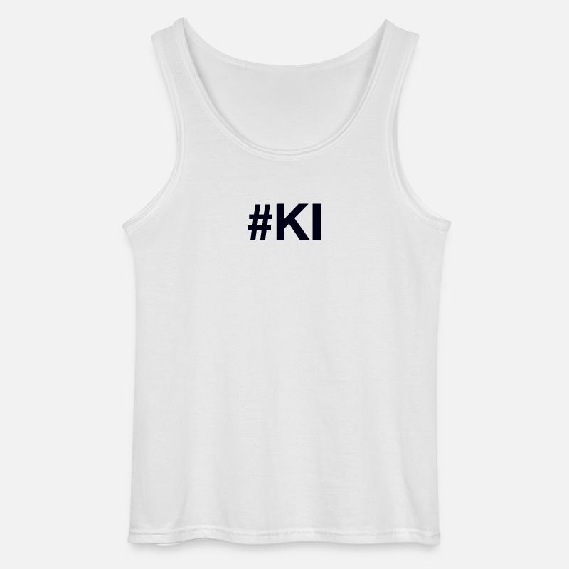 KI künstliche Intelligenz Artificial Intelligence - Gildan Männer Tank Top - Weiß