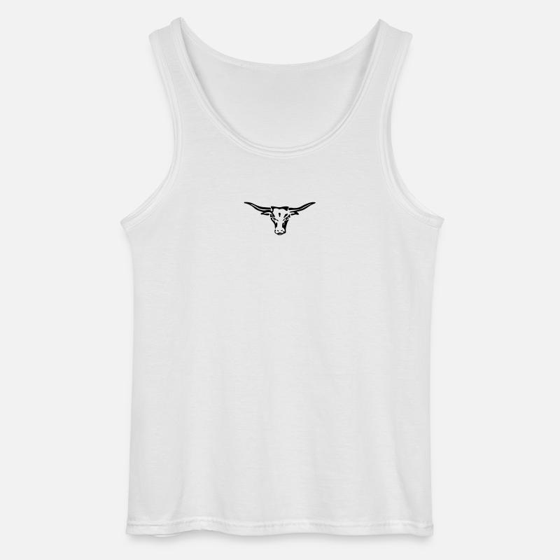 texas longhorn exit-shirt - Gildan Männer Tank Top - Weiß