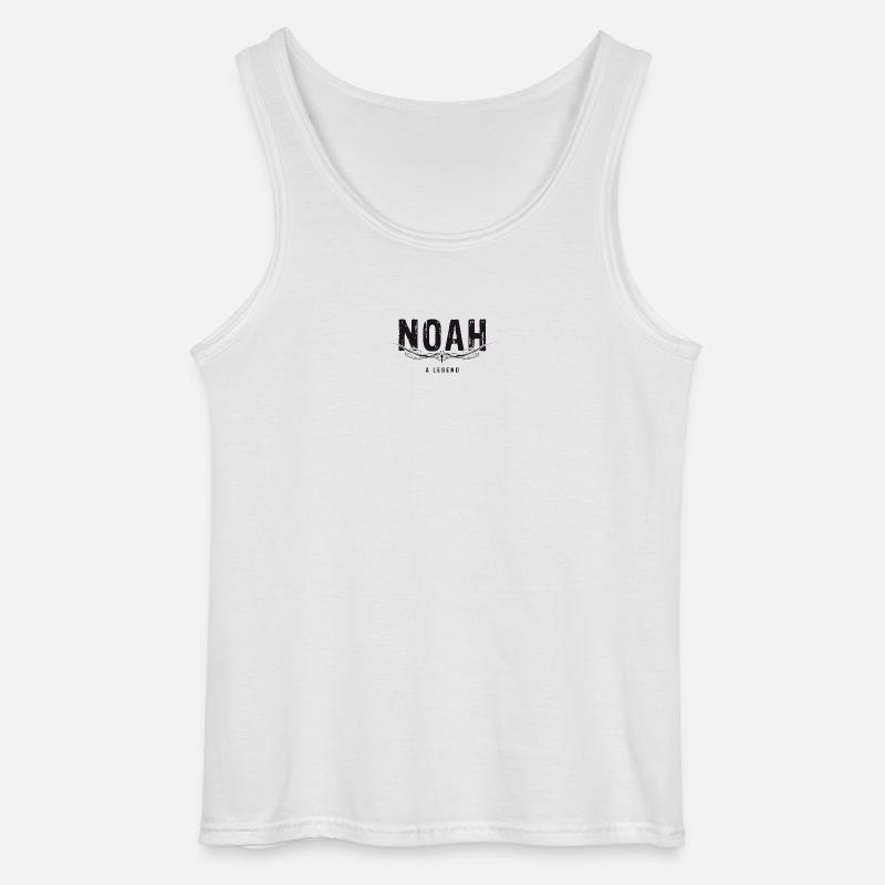 NOAH a Legend. - Gildan Männer Tank Top - Weiß