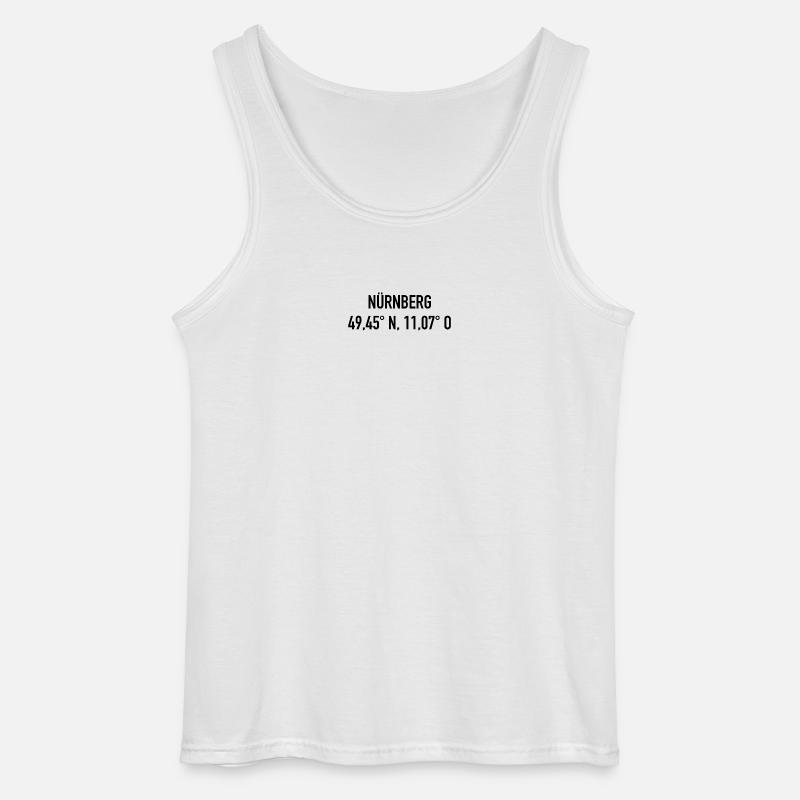 Nürnberg schwarz - Gildan Männer Tank Top - Weiß