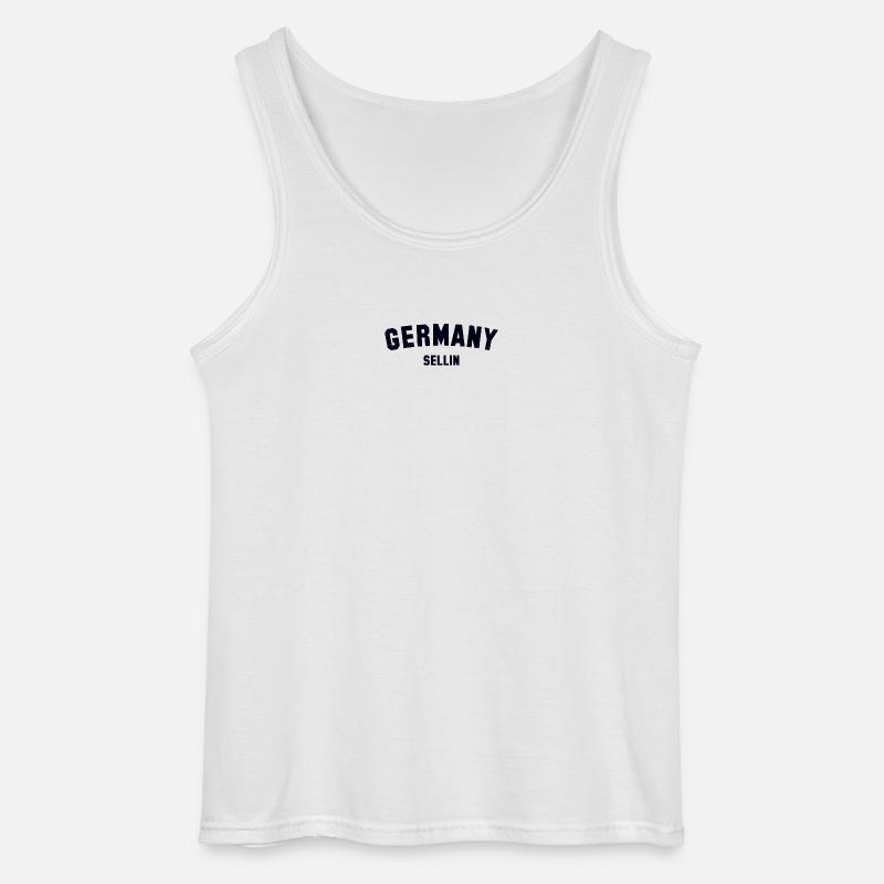 SELLIN Germany - Gildan Männer Tank Top - Weiß