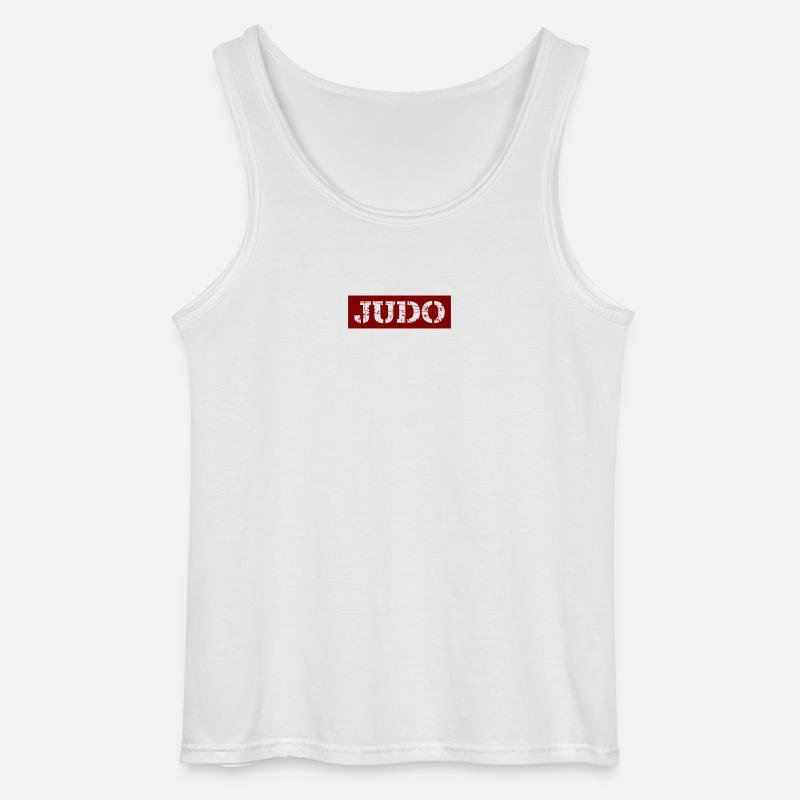Judo - Gildan Männer Tank Top - Weiß